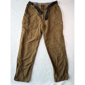 Cabelas Hiking Pants 38/34 Zip Off Convertible Cargo Shorts Zip Pockets Outdoors